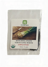 Load image into Gallery viewer, Bunching Onions, Tokyo Long White 100% Organic (1 gm)
