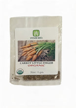 Load image into Gallery viewer, Carrot, Little Finger  100% Organic  (1 gm)
